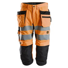  Snickers 6134 LiteWork, Hi-Vis Pirates+ Holster Pockets Class 2 Various Colours Only Buy Now at Workwear Nation!