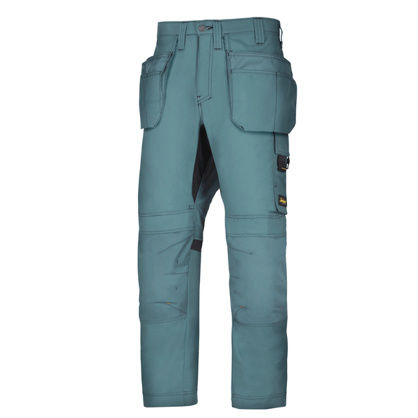 Snickers 6201 AllroundWork Work Trousers Holster Pockets Petrol Workwear Nation Ltd 6734 grande