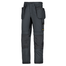  Snickers 6201 AllroundWork, Work Trousers Holster Pockets Steel Grey Only Buy Now at Workwear Nation!