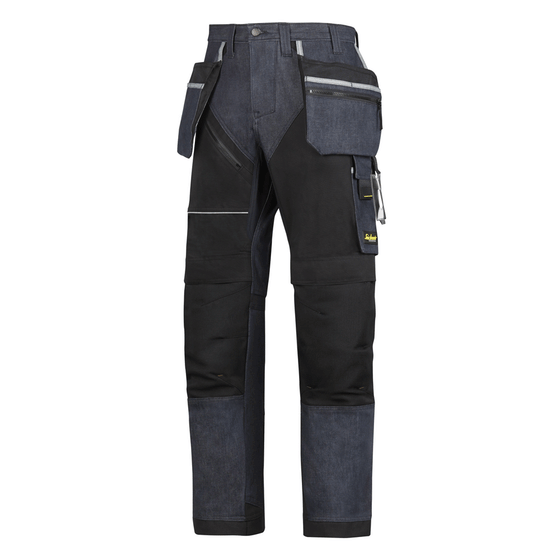 Snickers 6204 RuffWork Denim, Work Trousers+ Holster Pockets
