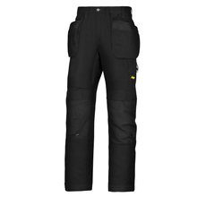  Snickers 6207 LiteWork, 37.5® Work Trousers Holster Pockets Black Only Buy Now at Workwear Nation!