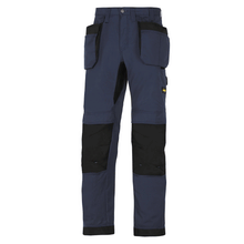  Snickers 6207 LiteWork, 37.5® Work Trousers Holster Pockets Navy Blue/Black Only Buy Now at Workwear Nation!
