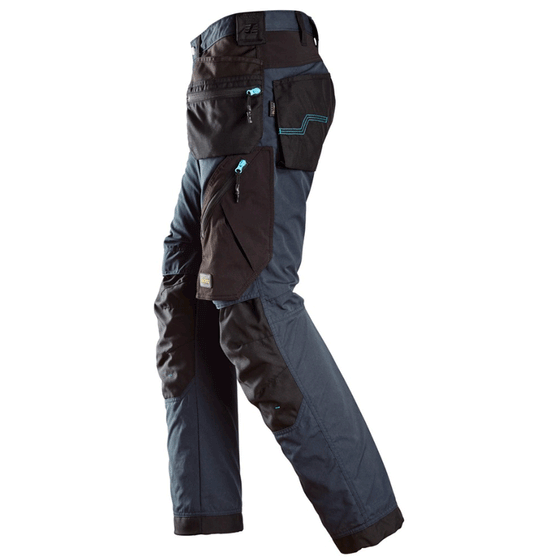 Snickers 6210 LiteWork, 37.5® Holster Pocket Work Trousers Navy Blue Only Buy Now at Workwear Nation!
