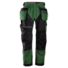  Snickers 6214 RuffWork, Canvas+ Holster Pocket Work Trousers Forest Green Only Buy Now at Workwear Nation!