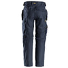 Snickers 6224 AllroundWork, Canvas+ Stretch Work Trousers+ Holster Pockets Navy Only Buy Now at Workwear Nation!