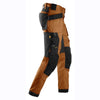 Snickers 6241 AllroundWork, Stretch Work Knee Pad Trousers Holster Pockets Brown Only Buy Now at Workwear Nation!