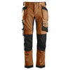 Snickers 6241 AllroundWork, pantalon de travail extensible avec genouillères et poches holster marron Achetez uniquement maintenant chez Workwear Nation !
