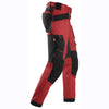 Snickers 6241 AllroundWork, Stretch Work Knee Pad Trousers Holster Pockets Red Only Buy Now at Workwear Nation!