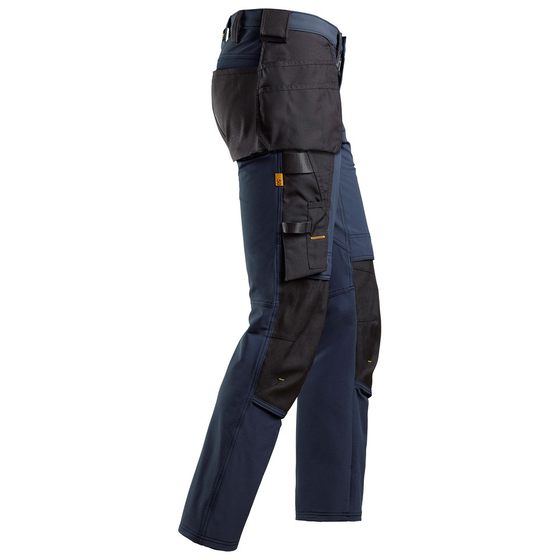 Snickers 6271 AllroundWork, Full Stretch Trousers Holster Pockets, Navy Only Buy Now at Workwear Nation!