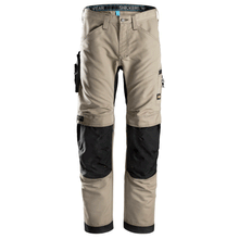  Snickers 6307 LiteWork 37,5® Work Kneepad Trousers Khaki Only Buy Now at Workwear Nation!