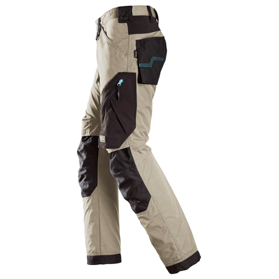 Snickers 6310 LiteWork, 37.5® Kneepad Work Trousers Khaki Only Buy Now at Workwear Nation!