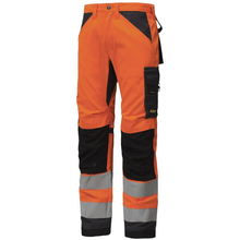  Snickers 6331 AllroundWork, Hi-Vis Work Trousers+ CL2 Various Colours Only Buy Now at Workwear Nation!