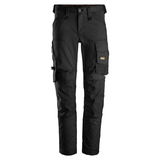 Snickers 6341 AllroundWork Stretch Kneepad Trousers Black Only Buy Now at Workwear Nation!