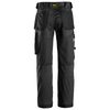 Snickers 6351 AllroundWork, Stretch Loose Fit Work Trousers Black Only Buy Now at Workwear Nation!