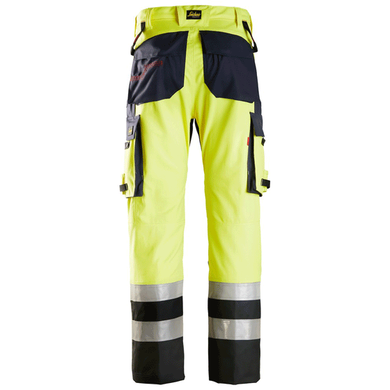 Snickers 6365 ProtecWork, Flame Retardant Arc Protection Hi-Vis Trouser, Class 1 Only Buy Now at Workwear Nation!