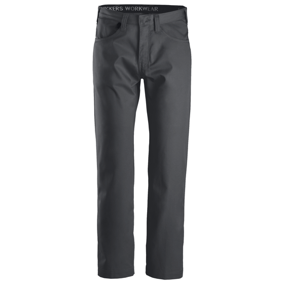 Snickers 6400 Service Chinos Steel Grey Only Buy Now at Workwear Nation!