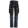 Snickers 6803 AllroundWork, pantalon stretch sans poches aux genoux, bleu marine uniquement Achetez maintenant chez Workwear Nation !