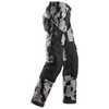 Snickers 6903 FlexiWork Stretch Kneepad Work Trousers Grey Camo Only Buy Now at Workwear Nation!