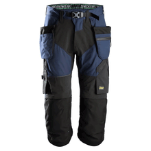 Snickers 6905 FlexiWork Holster Pocket Pirate Work Trousers Navy Blue/Black Only Buy Now at Workwear Nation!