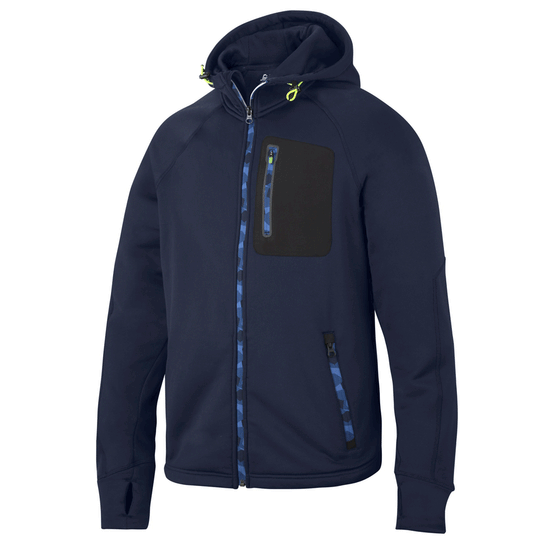 Snickers 8000 FlexiWork Stretch Fleece Hoodie Various Colours Only Buy Now at Workwear Nation!
