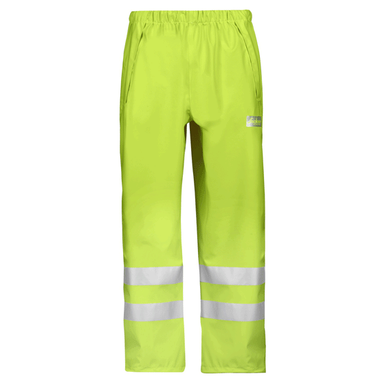 Snickers 8243 Hi-Vis PU Rain Trousers, Class 2 Various Colours Only Buy Now at Workwear Nation!