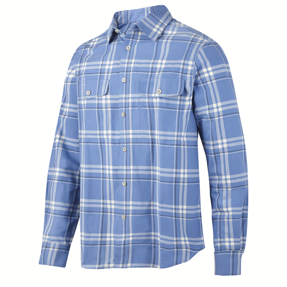 Snickers 8502 RuffWork Flannel Checked LS Shirt Various Colours Only Buy Now at Workwear Nation!