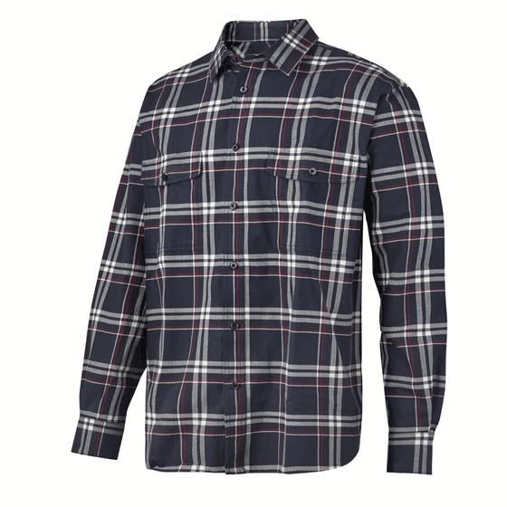 Snickers 8502 RuffWork Flannel Checked LS Shirt Various Colours Only Buy Now at Workwear Nation!