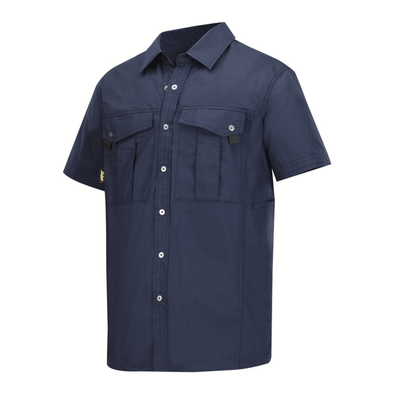 Snickers 8506 Rip Stop Short Sleeve Shirt Various Colours Only Buy Now at Workwear Nation!
