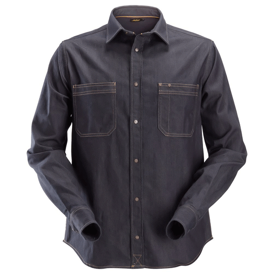 Snickers 8555 AllroundWork, Denim Work Shirt Only Buy Now at Workwear Nation!