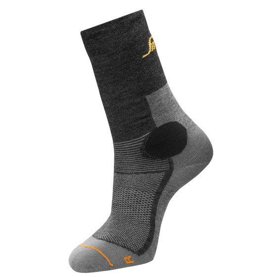 Snickers 9215 AllroundWork, 37.5 Wool Mid Socks Only Buy Now at Workwear Nation!