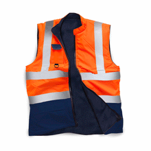  Standsafe HV037 Hi-Vis Two Tone Reversible Fleece Bodywarmer Various Colours Only Buy Now at Workwear Nation!