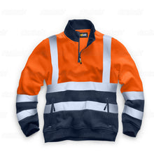  Standsafe HV040 1/4 Zip Hi-Vis Sweatshirt Only Buy Now at Workwear Nation!