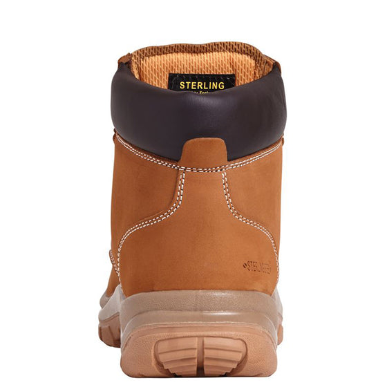 Sterling Steel SS819CM Wheat Nubuck Leather Lightweight Safety Boot S3 Only Buy Now at Workwear Nation!