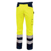 U-Power Light Hi-Vis Combat Cargo Work Trousers Elasticated Waist Only Buy Now at Workwear Nation!