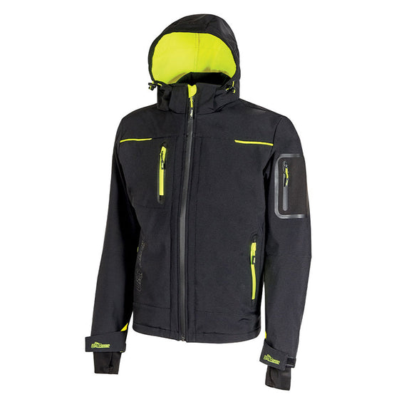 U-Power Space Breathable, Water Resistant Softshell - Detachable Hood Only Buy Now at Workwear Nation!